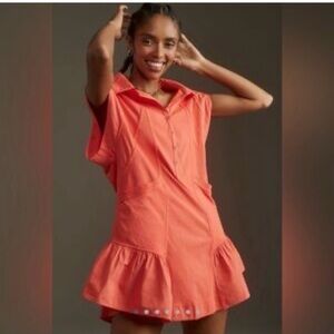Daily Practice coral dress with pockets